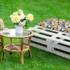 Bankauflage Gartenbankauflage Stuhlkissen Rückenkissen Sitzpolster Bankkissen für Gartenbank Palettenkissen 40x120cm 05 Oberstoff: 100% Baumwolle, Füllung: 100% Polyester - Image 5