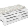 Bankauflage Gartenbankauflage Stuhlkissen Rückenkissen Sitzpolster Bankkissen für Gartenbank Europaletten Palettenkissen 40x120cm 08 Oberstoff: 100% Baumwolle, Füllung: 100% Polyester