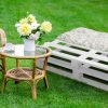 Bankauflage Gartenbankauflage Stuhlkissen Rückenkissen Sitzpolster Bankkissen für Gartenbank Europaletten Palettenkissen 40x120cm 08 Oberstoff: 100% Baumwolle, Füllung: 100% Polyester - Image 5