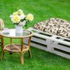 Bankauflage Gartenbankauflage Stuhlkissen Rückenkissen Sitzpolster Bankkissen für Gartenbank Europaletten Palettenkissen 60x120cm 07 Oberstoff: 100% Baumwolle, Füllung: 100% Polyester - Image 5