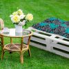 Bankauflage Gartenbankauflage Stuhlkissen Rückenkissen Sitzpolster Bankkissen für Gartenbank Palettenkissen 60x120cm 02 Oberstoff: 100% Baumwolle, Füllung: 100% Polyester - Image 5