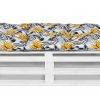 Bankauflage Gartenbankauflage Stuhlkissen Rückenkissen Sitzpolster Bankkissen für Gartenbank Palettenkissen 60x120cm 05 Oberstoff: 100% Baumwolle, Füllung: 100% Polyester - Image 7
