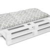 Bankauflage Gartenbankauflage Stuhlkissen Rückenkissen Sitzpolster Bankkissen für Gartenbank Europaletten Palettenkissen 60x120cm 03 Oberstoff: 100% Baumwolle, Füllung: 100% Polyester