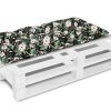 Bankauflage Gartenbankauflage Stuhlkissen Rückenkissen Sitzpolster Bankkissen für Gartenbank Europaletten Palettenkissen 60x120cm 04 Oberstoff: 100% Baumwolle, Füllung: 100% Polyester