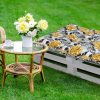 Bankauflage Gartenbankauflage Stuhlkissen Rückenkissen Sitzpolster Bankkissen für Gartenbank Palettenkissen 80x120cm 05 Oberstoff: 100% Baumwolle, Füllung: 100% Polyester - Image 5