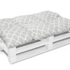 Bankauflage Gartenbankauflage Stuhlkissen Rückenkissen Sitzpolster Bankkissen für Gartenbank Europaletten Palettenkissen 80x120cm 03 Oberstoff: 100% Baumwolle, Füllung: 100% Polyester