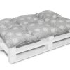 Bankauflage Gartenbankauflage Stuhlkissen Rückenkissen Sitzpolster Bankkissen für Gartenbank Europaletten Palettenkissen 80x120cm 06 Oberstoff: 100% Baumwolle, Füllung: 100% Polyester