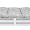 Bankauflage Gartenbankauflage Stuhlkissen Rückenkissen Sitzpolster Bankkissen für Gartenbank Europaletten Palettenkissen 80x120cm 06 Oberstoff: 100% Baumwolle, Füllung: 100% Polyester - Image 7