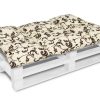 Bankauflage Gartenbankauflage Stuhlkissen Rückenkissen Sitzpolster Bankkissen für Gartenbank Europaletten Palettenkissen 80x120cm 07 Oberstoff: 100% Baumwolle, Füllung: 100% Polyester