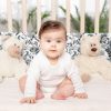 Amilian Bettumrandung Babybett weich Nestchen Kantenschutz Bettnestchen Kopfumrandung Zubehör für Laufstall Bettschlange 420 Folk Grau Oberstoff: 100% Baumwolle, Füllung: 100% Polyester - Image 5