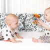 Amilian Bettumrandung Babybett weich Nestchen Kantenschutz Bettnestchen Kopfumrandung Zubehör für Laufstall Bettschlange 360 Folk Grau Oberstoff: 100% Baumwolle, Füllung: 100% Polyester - Image 7