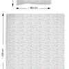 2-teilig Set: Bettwäsche 135x200, aus Baumwolle, mit Hotelverschluß: Bettbezug 135x200, Kopfkissenbezug Kissenhülle: 80x80cm Schneeball 100% Baumwolle - Image 3