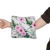 Baby kleines Stillkissen mit Füllung; Stillmuff, Muff: ca. 22x20cm, für Unterwegs; Arm Tunnel; Armkissen, beim Stillen; breastfeeding pillow Puder Rosa Oberstoff: 100% Baumwolle, Füllung: 100% Polyester - Image 3