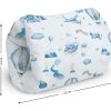 Baby kleines Stillkissen mit Füllung; Stillmuff, Muff: ca. 22x20cm, für Unterwegs; Arm Tunnel; Armkissen, beim Stillen; breastfeeding pillow Ballons Flugzeuge Oberstoff: 100% Baumwolle, Füllung: 100% Polyester - Image 2
