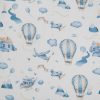 Amilian Baumwollstoff Meterware, Stoffe, Stoffreste: ca. 160cm x 50cm, zum Nähen, für Patchwork 100% Baumwolle, Baumwollstoff, Ballons Flugzeuge 100% Baumwolle - Image 8