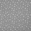Amilian Baumwollstoff Meterware, Stoffe, Stoffreste: ca. 160cm x 200cm, zum Nähen, für Patchwork 100% Baumwolle, Baumwollstoff, Sternchen KLEIN Grau 100% Baumwolle - Image 8