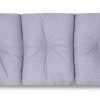 Bankauflage Gartenbankauflage Stuhlkissen Rückenkissen Sitzpolster Bankkissen für Gartenbank Palettenkissen 60x120cm Pünktchen Klein Grau Oberstoff: 100% Baumwolle, Füllung: 100% Polyester - Image 6