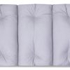 Bankauflage Gartenbankauflage Stuhlkissen Rückenkissen Sitzpolster Bankkissen für Gartenbank Palettenkissen 80x120cm Pünktchen Klein Grau Oberstoff: 100% Baumwolle, Füllung: 100% Polyester - Image 6