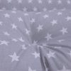 Bankauflage Gartenbankauflage Stuhlkissen Rückenkissen Sitzpolster Bankkissen für Gartenbank Palettenkissen 80x120cm Sternchen Grau Oberstoff: 100% Baumwolle, Füllung: 100% Polyester - Image 2