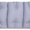 Bankauflage Gartenbankauflage Stuhlkissen Rückenkissen Sitzpolster Bankkissen für Gartenbank Palettenkissen 80x120cm Sternchen Grau Oberstoff: 100% Baumwolle, Füllung: 100% Polyester - Image 6
