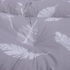 Bankauflage Gartenbankauflage Stuhlkissen Rückenkissen Sitzpolster Bankkissen für Gartenbank Palettenkissen 80x120cm Feder Grau Oberstoff: 100% Baumwolle, Füllung: 100% Polyester - Image 2