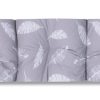 Bankauflage Gartenbankauflage Stuhlkissen Rückenkissen Sitzpolster Bankkissen für Gartenbank Palettenkissen 40x120cm Feder Grau Oberstoff: 100% Baumwolle, Füllung: 100% Polyester - Image 6