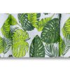 Bankauflage Gartenbankauflage Stuhlkissen Rückenkissen Sitzpolster Bankkissen für Gartenbank Palettenkissen 40x120cm Blätter Grün Oberstoff: 100% Baumwolle, Füllung: 100% Polyester - Image 6