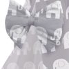 Amilian freistehende Himmelstange; Betthimmel Stange mit Himmel für Babybett; Stubenwagen; Babywiege; Kinderbett; Baldachin; Bettvorhang: Vollstoffhimmel Elefant Grau 100% Baumwolle 100% Metall - Image 3