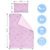 Amilian Kinderbettwäsche Kinder Bettwäsche Babybettwäsche für Baby Bettbezug 100 x 135 cm, Kopfkissenbezug 40 x 60 cm, 2-teilig, 100% Baumwolle, mit Hotelverschluß Häschen Rosa Hellrosa 100% Baumwolle - Image 2