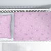 Amilian Kinderbettwäsche Kinder Bettwäsche Babybettwäsche für Baby Bettbezug 100 x 135 cm, Kopfkissenbezug 40 x 60 cm, 2-teilig, 100% Baumwolle, mit Hotelverschluß Häschen Rosa Hellrosa 100% Baumwolle - Image 4