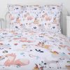 Amilian Kinderbettwäsche Kinder Bettwäsche Babybettwäsche für Baby Bettbezug 100 x 135 cm, Kopfkissenbezug 40 x 60 cm, 2-teilig, 100% Baumwolle, mit Hotelverschluß Märchentiere Apricot 100% Baumwolle - Image 6