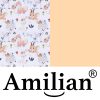 Amilian Kinderbettwäsche Kinder Bettwäsche Babybettwäsche für Baby Bettbezug 100 x 135 cm, Kopfkissenbezug 40 x 60 cm, 2-teilig, 100% Baumwolle, mit Hotelverschluß Märchentiere Apricot 100% Baumwolle - Image 7