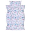 Amilian Kinderbettwäsche Kinder Bettwäsche Babybettwäsche für Baby Bettbezug 100 x 135 cm, Kopfkissenbezug 40 x 60 cm, 2-teilig, 100% Baumwolle, mit Hotelverschluß Einhorn Liebe Hellrosa 100% Baumwolle