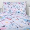 Amilian Kinderbettwäsche Kinder Bettwäsche Babybettwäsche für Baby Bettbezug 100 x 135 cm, Kopfkissenbezug 40 x 60 cm, 2-teilig, 100% Baumwolle, mit Hotelverschluß Einhorn Liebe Hellrosa 100% Baumwolle - Image 6
