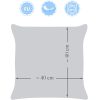 4er Set Dekorative Kissen 40×40 cm Dekokissen mit Füllung SET 16 100% Baumwolle Oberstoff 100% Polypropylen, Füllung 100% Polyester - Image 4