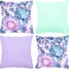 4er Set Dekorative Kissen 50×50 cm Dekokissen mit Füllung SET 14 100% Baumwolle Oberstoff 100% Polypropylen, Füllung 100% Polyester