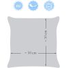 4er Set Dekorative Kissen 50×50 cm Dekokissen mit Füllung SET 14 100% Baumwolle Oberstoff 100% Polypropylen, Füllung 100% Polyester - Image 4