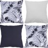 4er Set Dekorative Kissen 50×50 cm Dekokissen mit Füllung SET 19 100% Baumwolle Oberstoff 100% Polypropylen, Füllung 100% Polyester