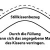 Amilian Bezug für Stillkissen Schwangerschaftskissen Lagerungskissen 170cm Bezug 100% Baumwolle fürs Baby Partymaus 100% Baumwolle - Image 6