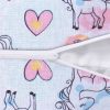 Amilian Kissenbezug für Stillkissen, Lagerungskissen, Seitenschläferkissen, pregnancy pillow; pillow cover; Ersatzbezug; Größe ca. 330cm; Einhorn Liebe 100% Baumwolle - Image 3