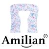 Amilian Kissenbezug für Stillkissen, Lagerungskissen, Seitenschläferkissen, pregnancy pillow; pillow cover; Ersatzbezug; Größe ca. 330cm; Einhorn Liebe 100% Baumwolle - Image 7