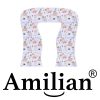 Amilian Kissenbezug für Stillkissen, Lagerungskissen, Seitenschläferkissen, pregnancy pillow; pillow cover; Ersatzbezug; Größe ca. 330cm; Märchentiere 100% Baumwolle - Image 7