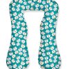 Amilian Schwangerschaftskissen zum Schlafen Lagerungskissen Seitenschläferkissen ink.Bezug Baby Bed universell groß TYP A pregnancy pillow bodypillow Indianerbärchen 100% Baumwolle Oberstoff 100% Polypropylen, Füllung 100% Polyester