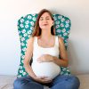 Amilian Schwangerschaftskissen zum Schlafen Lagerungskissen Seitenschläferkissen ink.Bezug Baby Bed universell groß TYP A pregnancy pillow bodypillow Indianerbärchen 100% Baumwolle Oberstoff 100% Polypropylen, Füllung 100% Polyester - Image 2