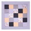 Amilian Krabbeldecke; Patchworkdecke; Krabbelmatte; Spieldecke; Laufgittereinlage; Kuscheldecke; Spielmatte als Geschenk für Baby, Kinder : M125 (125x125 cm) Oberstoff: 100% Baumwolle, Füllung: 100% Polyester
