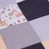 Amilian Krabbeldecke; Patchworkdecke; Krabbelmatte; Spieldecke; Laufgittereinlage; Kuscheldecke; Spielmatte als Geschenk für Baby, Kinder : M125 (125x125 cm) Oberstoff: 100% Baumwolle, Füllung: 100% Polyester - Image 4