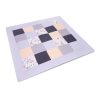 Amilian Krabbeldecke; Patchworkdecke; Krabbelmatte; Spieldecke; Laufgittereinlage; Kuscheldecke; Spielmatte als Geschenk für Baby, Kinder : M125 (125x125 cm) Oberstoff: 100% Baumwolle, Füllung: 100% Polyester - Image 5