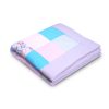 Amilian Krabbeldecke; Patchworkdecke; Krabbelmatte; Spieldecke; Laufgittereinlage; Kuscheldecke; Spielmatte als Geschenk für Baby, Kinder : M124 (145x145 cm) Oberstoff: 100% Baumwolle, Füllung: 100% Polyester - Image 2