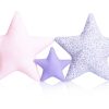 Dekokissen: 3 Pack Kissen SET; Stern; Sternchen; Zierkissen mit Füllung ca. 60 cm / 28cm; Kinderzimmer; Deko; Schlafzimmer; Mädchen; Jungen SET62 Oberstoff 1: 100% Baumwolle, Oberstoff 2 : 100% Polyester, Füllung: 100% Polyester