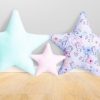 Dekokissen: 3 Pack Kissen SET; Stern; Sternchen; Zierkissen mit Füllung ca. 60 cm / 28cm; Kinderzimmer; Deko; Schlafzimmer; Mädchen; Jungen SET63 Oberstoff 1: 100% Baumwolle, Oberstoff 2 : 100% Polyester, Füllung: 100% Polyester - Image 2